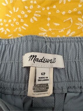 Madewell Neale Straightleg Pant in Draperweave - petite 6